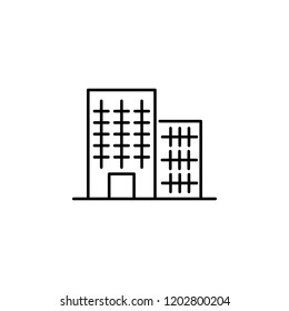Building icon. Element of building for mobile concept and web apps iicon. Thin line icon for website design and development, app development. Premium icon