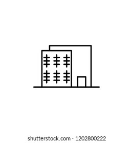 Building icon. Element of building for mobile concept and web apps iicon. Thin line icon for website design and development, app development. Premium icon