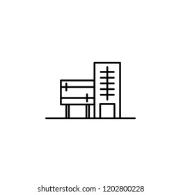 Building icon. Element of building for mobile concept and web apps iicon. Thin line icon for website design and development, app development. Premium icon
