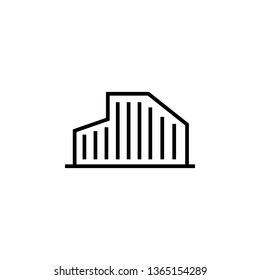 Building icon. Element of building icon. Thin line icon for website design and development, app development. Premium icon