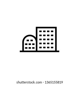Building icon. Element of building icon. Thin line icon for website design and development, app development. Premium icon
