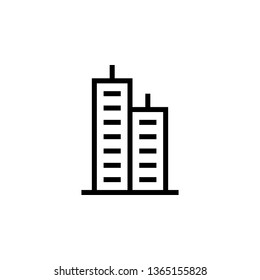 Building icon. Element of building icon. Thin line icon for website design and development, app development. Premium icon