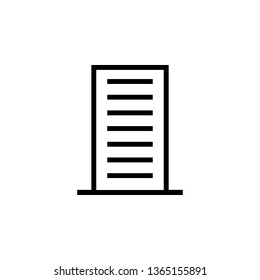 Building icon. Element of building icon. Thin line icon for website design and development, app development. Premium icon