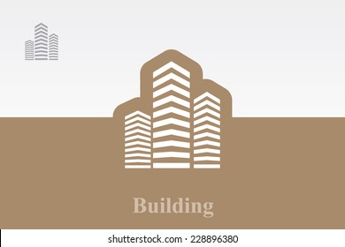 Building Icon. Eps.10.