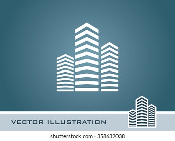 Building Icon. Eps-10.