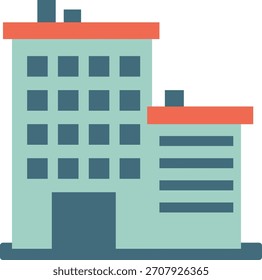 Icono de construcción en Vector de estilo de diseño plano