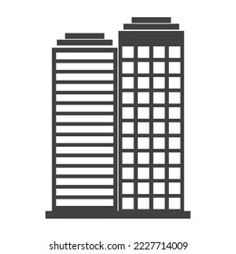 
building icon, hotel apartment vector illustration