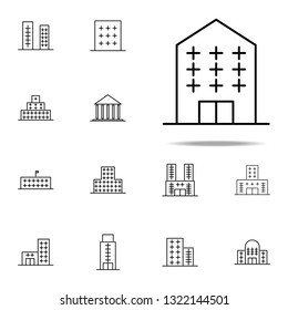 Icono de construcción. Iconos de creación conjunto universal para web y móvil
