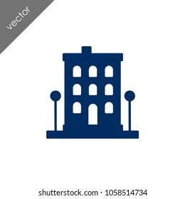 Building icon - illustration