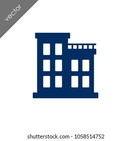 Building icon - illustration