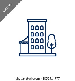 Building icon - illustration