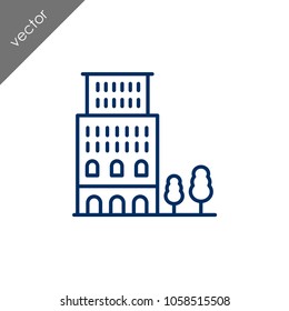 Building icon - illustration