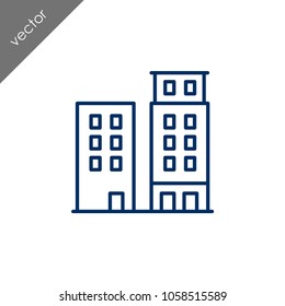 Building icon - illustration