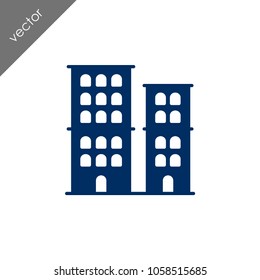 Building icon - illustration