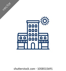 Building icon - illustration