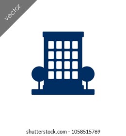Building icon - illustration
