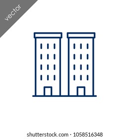 Building icon - illustration