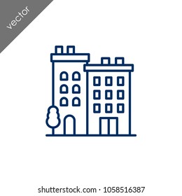 Building icon - illustration