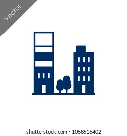 Building icon - illustration