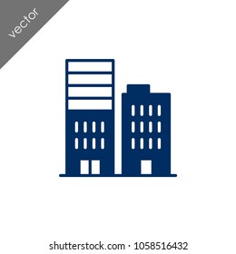 Building icon - illustration