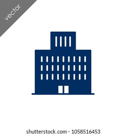 Building icon - illustration
