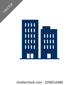 Building icon - illustration