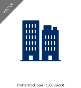 Building icon - illustration