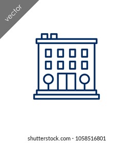 Building icon - illustration