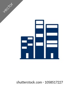 Building icon - illustration