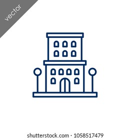Building icon - illustration