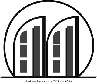 Un icono de construcción para la ilustración