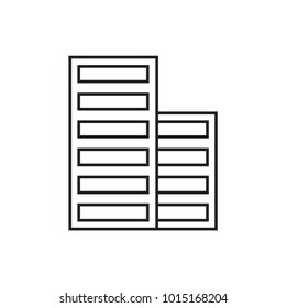 building icon illustration isolated vector sign symbol