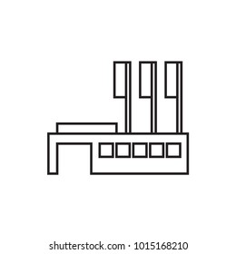 building icon illustration isolated vector sign symbol