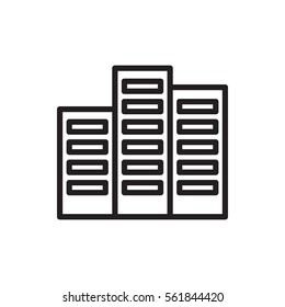 building icon illustration isolated vector sign symbol
