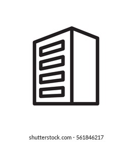 building icon illustration isolated vector sign symbol