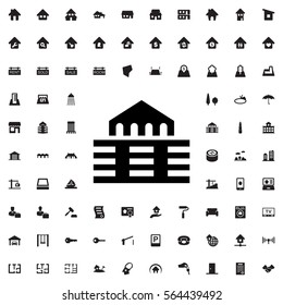 building icon illustration isolated vector sign symbol