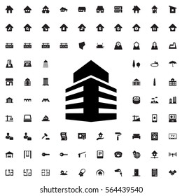 building icon illustration isolated vector sign symbol