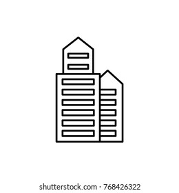 building icon illustration isolated vector sign symbol