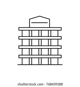 building icon illustration isolated vector sign symbol
