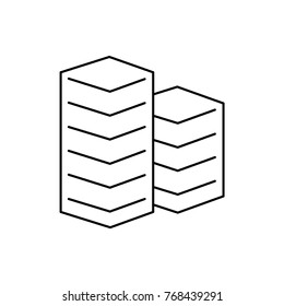building icon illustration isolated vector sign symbol