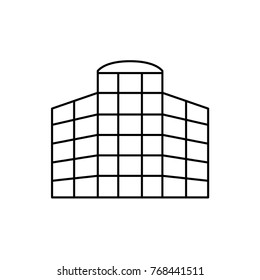 building icon illustration isolated vector sign symbol