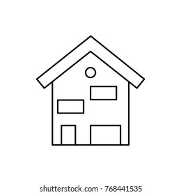 building icon illustration isolated vector sign symbol