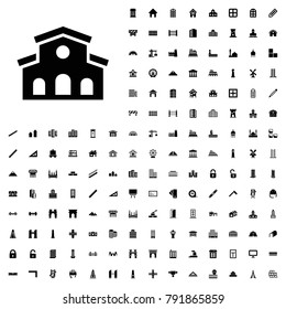 Building icon illustration isolated vector sign symbol. architecture icons vector set.