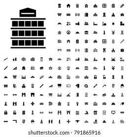 Building icon illustration isolated vector sign symbol. architecture icons vector set.