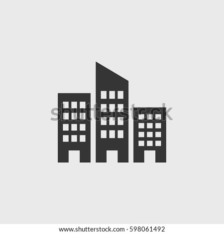 Building icon illustration isolated vector sign symbol