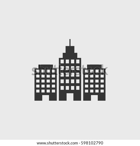 Building icon illustration isolated vector sign symbol