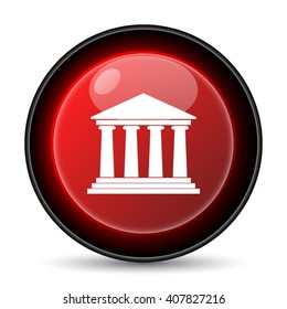 Building icon. Internet button on white background. EPS10 vector