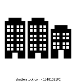 building icon isolated sign symbol vector illustration - high quality black style vector icons
