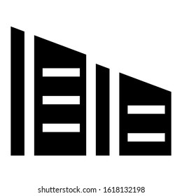 building icon isolated sign symbol vector illustration - high quality black style vector icons
