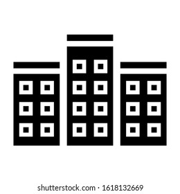 building icon isolated sign symbol vector illustration - high quality black style vector icons
